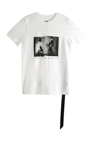 T-shirt in cotone bianco RICK OWENS DRKSHDW | DU01F4250RNEP4P1109